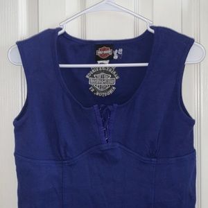 Harley Davidson purple tank, size M
